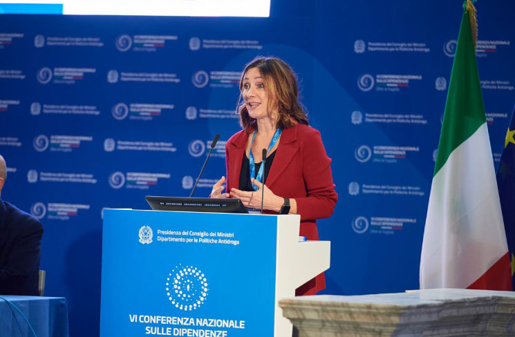 speaker durante la conferenza