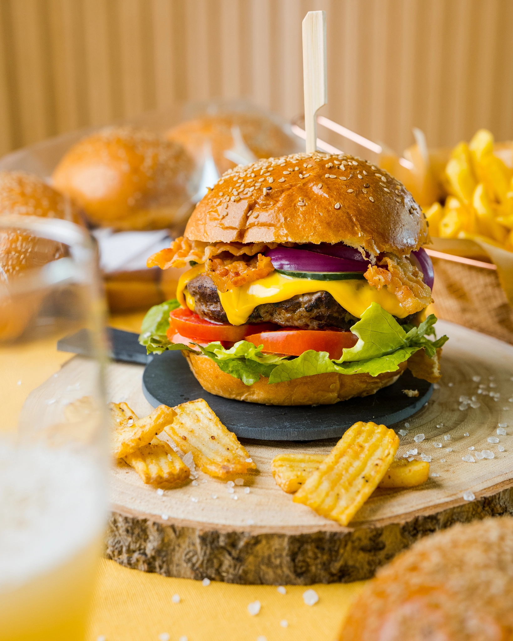 shooting campagna Frolsi per panini da hamburger