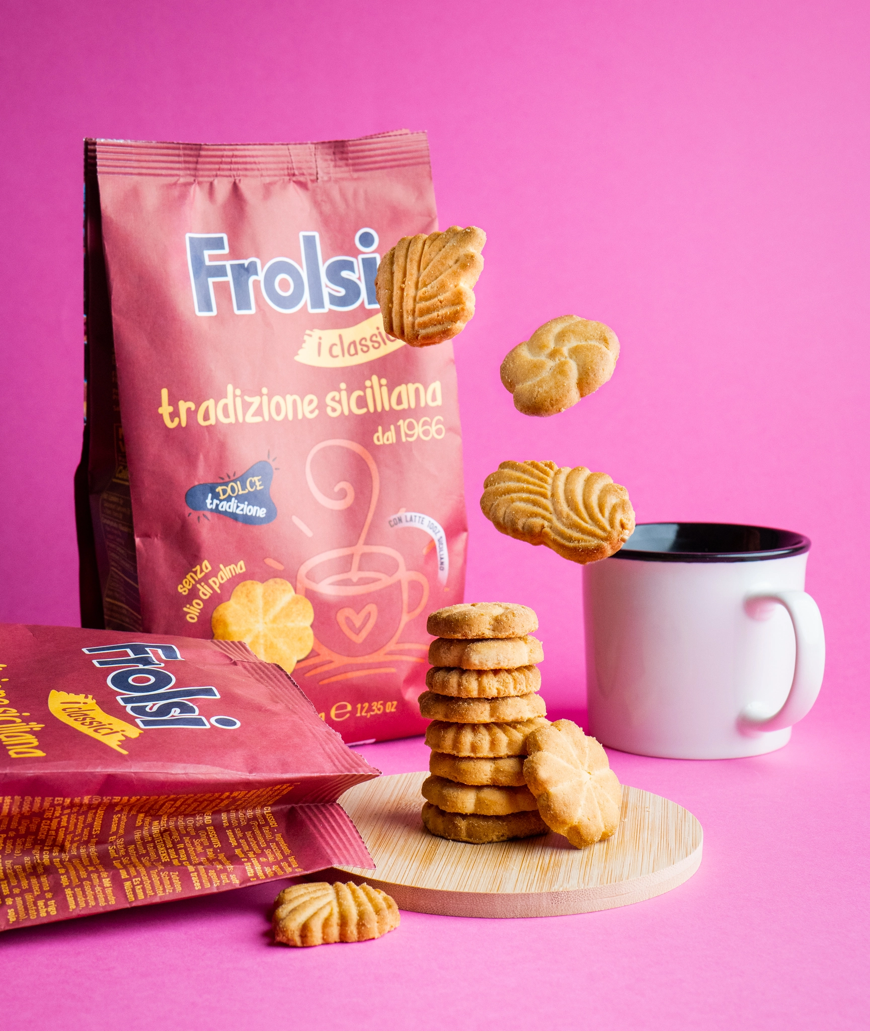 shooting campagna pubblicitaria biscotti frolsi