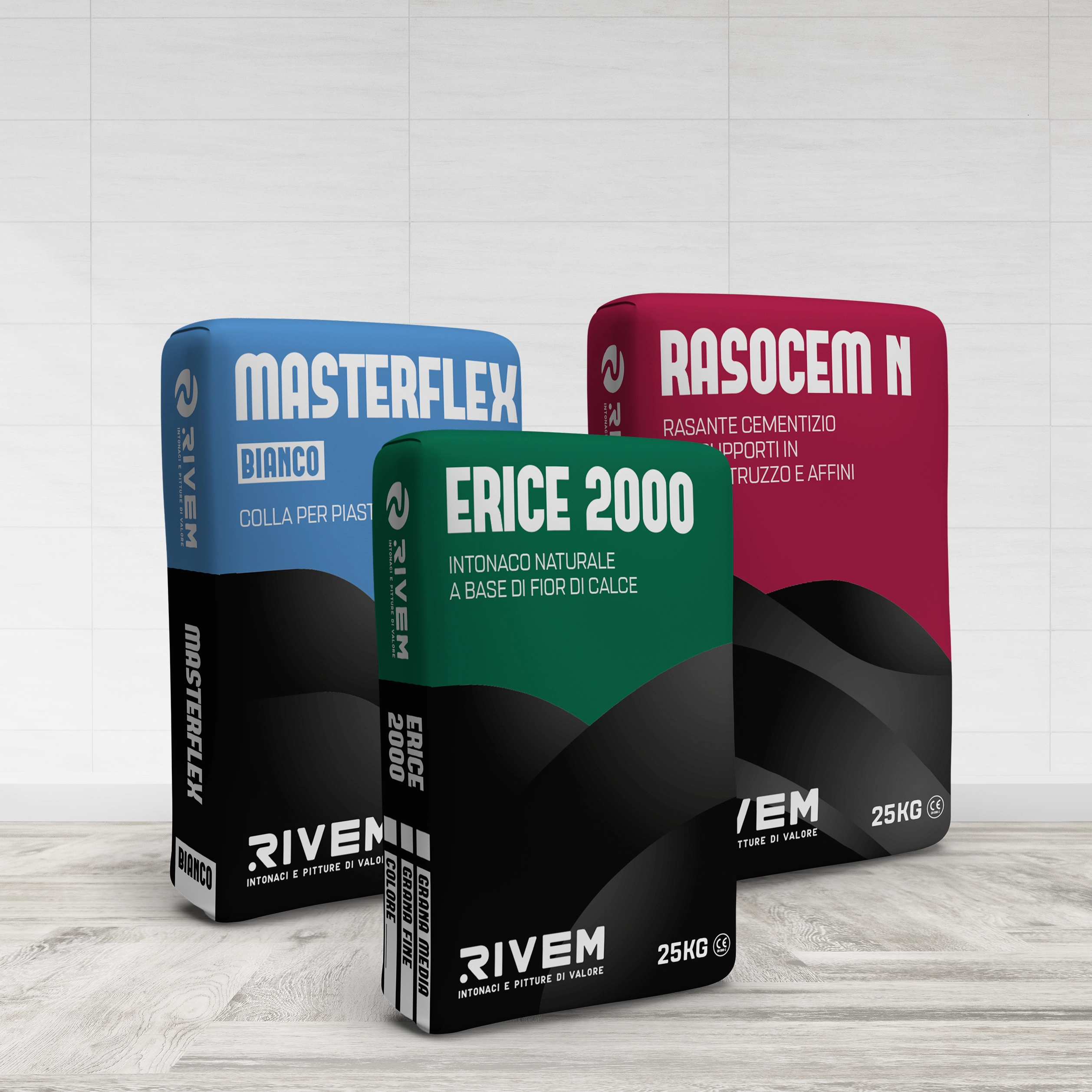 nuova grafica per sacchi prodotti Rivem